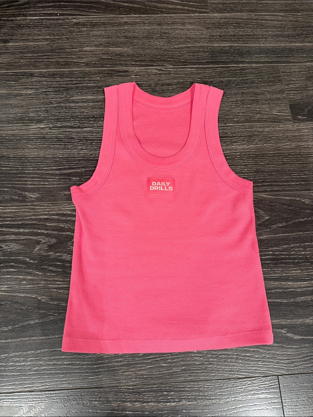 Daily Drills Monochrome Logo Tank